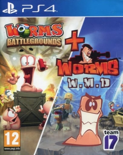 [PS4]Worms Battlegrounds + Worms W.M.D(EU版)(CUSA-17664)