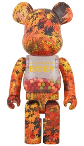 ベアブリック 1000％ BE@RBRICK MY FIRST BE@RBRICK B@BY AUTUMN LEAVES Ver.