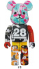 ベアブリック 400％ BE@RBRICK BAPE(R) CAMO 28TH ANNIVERSARY MULTI #3