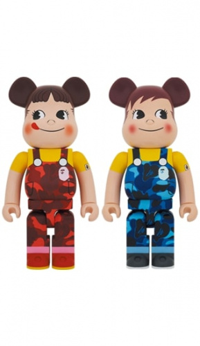 ベアブリック 1000％ BE@RBRICK BAPE (R) × ペコちゃん & ポコちゃん(2体セット)