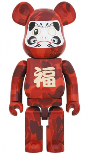 ベアブリック 1000％ BE@RBRICK BAPE(R) 達磨