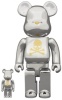 BE＠RBRICK ベアブリック 100％＆400％ mastermind JAPAN CHROME SILVER