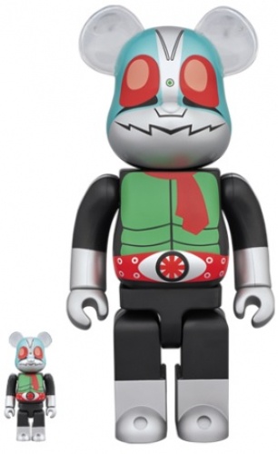 BE＠RBRICK ベアブリック 100％ ＆ 400％ 仮面ライダー新1号