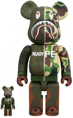 BE＠RBRICK ベアブリック 100％＆400％ READYMADE × A BATHING APE(R)