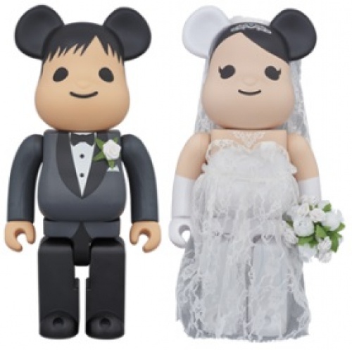 BE＠RBRICK ベアブリック 400％ グリーティング 結婚 PLUS