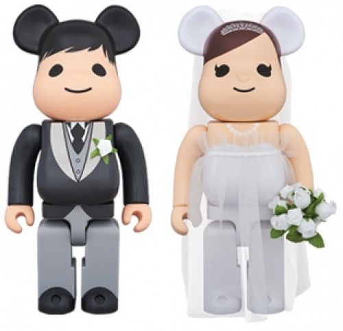 BE＠RBRICK ベアブリック 400％ グリーティング 結婚3 PLUS