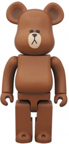 BE＠RBRICK ベアブリック 400％ ブラウン LINE