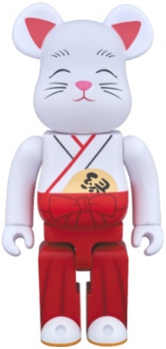 BE＠RBRICK ベアブリック 400％ 招き猫 縁結び 巫女