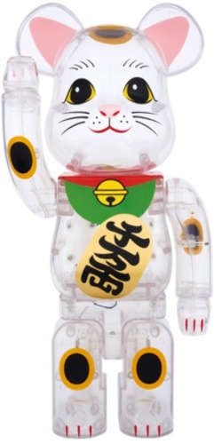 BE＠RBRICK ベアブリック 400％ 招き猫 透明