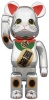 BE＠RBRICK ベアブリック 400％ 招き猫 銀メッキ