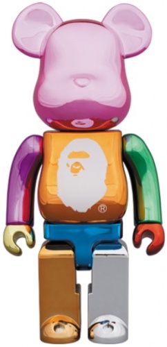 BE＠RBRICK ベアブリック 400％ A BATHING APE(R) 25th ANNIV. MULTI COLOR