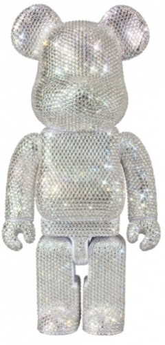 BE＠RBRICK ベアブリック 400％ CRYSTAL SILVER