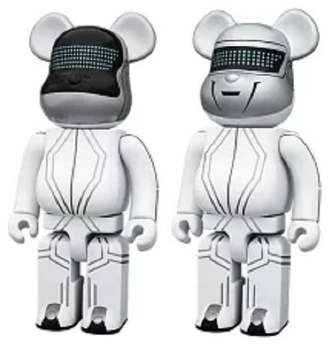 BE＠RBRICK ベアブリック 400％ DAFT PUNK（TRON LEGACY Ver.）2 PACK