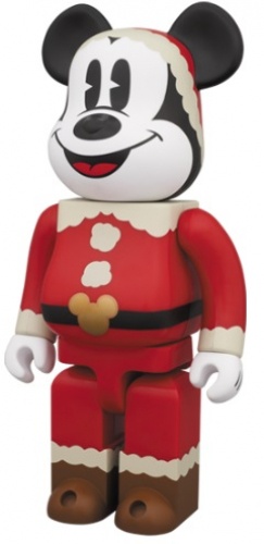 BE＠RBRICK ベアブリック 400％ Disney Christmas Party Happyくじ 特賞 ミッキーマウス サンタ Ver.