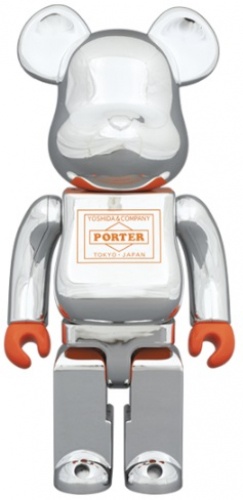 BE＠RBRICK ベアブリック 400％ PORTER シルバーメッキ