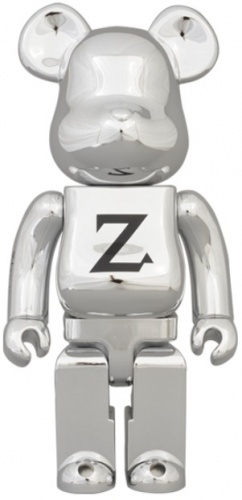 BE＠RBRICK ベアブリック 400％ ZIKZIN シルバー