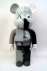 ベアブリック 1000％ BE@RBRICK KAWS 人体模型 グレー