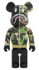 ベアブリック 1000％ BAPE(R) CAMO SHARK BE@RBRICK グリーン