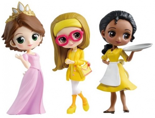 Disney Character Q posket petit Rapunzel・Honey Lemon・Tiana 全3種