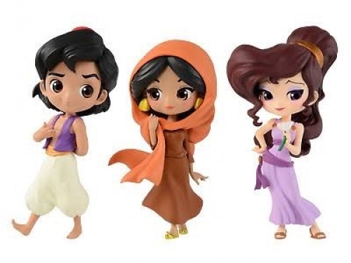 Disney Characters Q posket petit -Aladdin・Jasmine・Megara- 全3種 (アラジン ジャスミン メガラ)