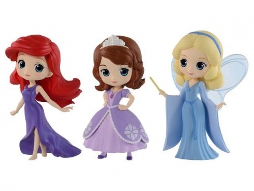 Disney Characters Q posket petit -Ariel・Sofia・Blue Fairy- 全3種 (アリエル ソフィア ブルーフェアリー)
