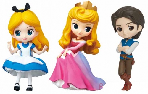 Disney Characters Q posket petit Alice･Princess Aurora･Flynn Rider 全3種 (アリス オーロラ姫 フリン ライダー)
