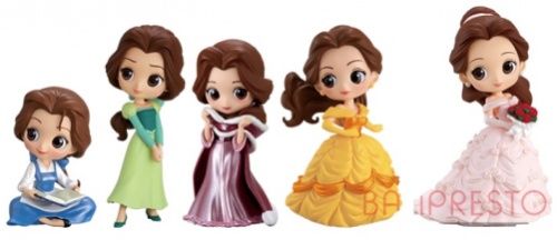 Disney Characters Q posket petit Story of Belle ベル 全5種セット