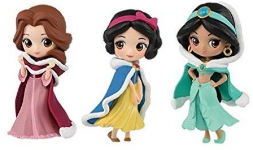 Disney Characters Q posket petit Winter Costume 全3種 (ベル 白雪姫 ジャスミン)