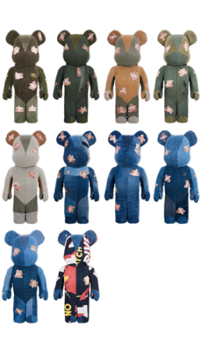 ベアブリック 1000％ DRxROMANELLI x FABRICK ONE OF KIND COLLECTION BE@RBRICK 第3弾