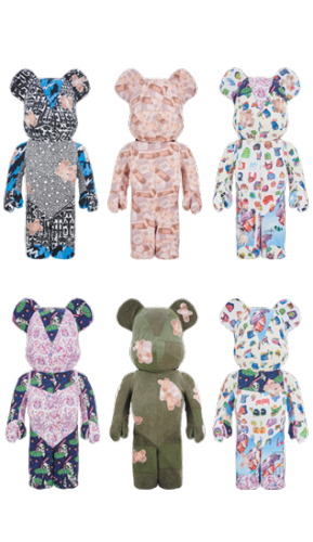 ベアブリック 1000％ DRxROMANELLI x FABRICK ONE OF KIND COLLECTION BE@RBRICK