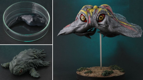 FAVORITE SCULPTORS LINE 東宝30cmシリーズ ヘドラ（飛行期）少年リック限定　スペシャルセット