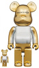 ベアブリック 400％ BE@RBRICK MEDICOM TOY PLUS GOLD CHROME Ver. 100％ & 400％