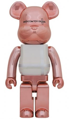 ベアブリック 1000％ BE@RBRICK MEDICOM TOY PLUS PINK GOLD CHROME Ver.