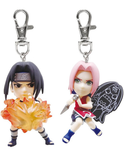 NARUTO ナルト フィギュアキーホルダー～うちはサスケ・春野サクラ～ 全2種セット