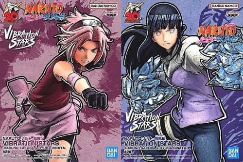 NARUTO-ナルト- 疾風伝 VIBRATION STARS HARUNO SAKURA＆HYŪGA HINATA 全2種セット