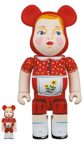 ベアブリック 400％ BE@RBRICK Nathalie Lete Chaperon rouge 100％ & 400％ ナタリーレテ