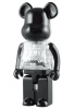 ベアブリック MY FIRST BE@RBRICK B@BY BLACK & SILVER ver. 400% 千秋