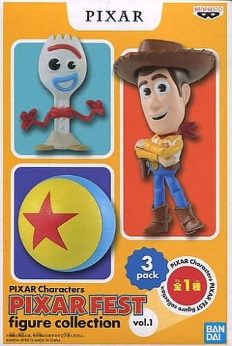 PIXAR Characters PIXAR FEST figure collection vol.1 ウッディ＆フォーキー＆ピクサーボール