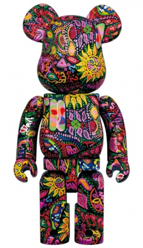 ベアブリック 1000％ BE@RBRICK Psychedelic Paisley