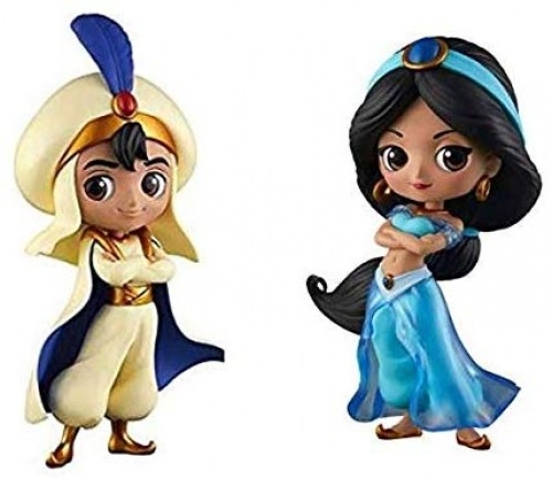 Q posket Disney Characters Aladdin Prince Style Jasmine Princess Style アラジン＆ジャスミン 通常カラー2種セット