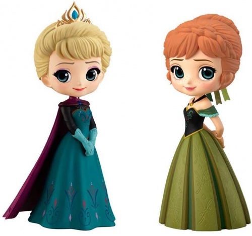 Q posket Disney Characters -Elsa Coronation Style- & Q posket Disney Characters -Anna Coronation Style- エルサ アナ 通常カラーVer. セット