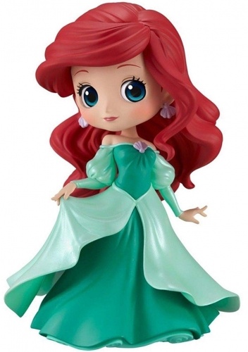 Q posket Disney Characters Ariel Princess Dress アリエル A.通常カラーver. グリーン色