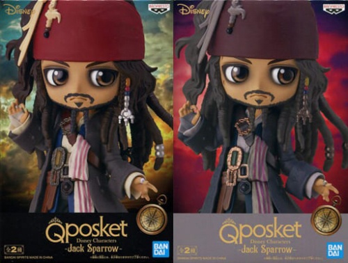 Q posket Disney Characters Jack Sparrow ジャック・スパロウ 全2種セット