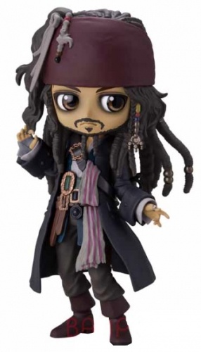 Q posket Disney Characters Jack Sparrow ジャック・スパロウ B.レアカラーVer.
