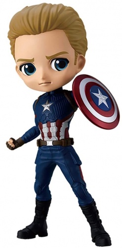 Q posket MARVEL CAPTAIN AMERICA キャプテン・アメリカ B.素顔タイプver.