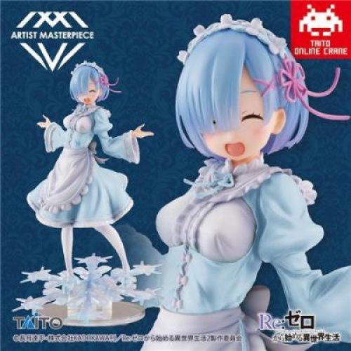 Re:ゼロから始める異世界生活 AMP レム フィギュア Winter Maid image ver. タイクレ限定 にっこりver.