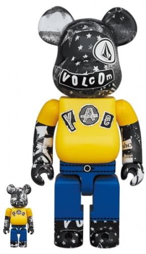 ベアブリック 400％ BE@RBRICK VOLCOM 30TH ANNIVERSARY 100% & 400% ボルコム