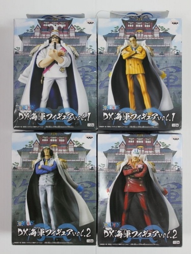 ワンピース バンプレスト DX海軍フィギュア vol.1～2 全4種