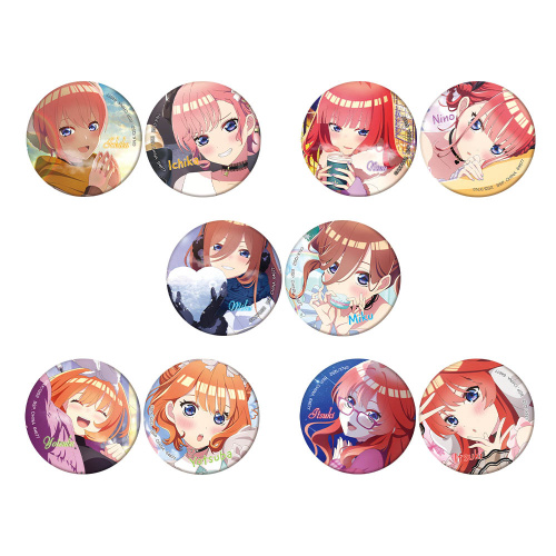 一番くじ 五等分の花嫁＊ ～ぬくもりを分かち合って～ O賞 缶バッジセット 全5種セット