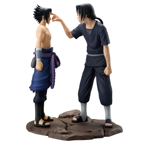 一番くじ NARUTO-ナルト- 疾風伝 心を写す赤き瞳ラストワン賞 Revible Moment-うちはサスケ＆うちはイタチ-
